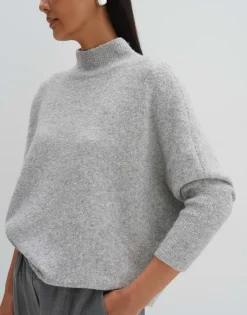 Damen OPUS Strick^Strickpullover Tiola Grau Online Bestellen