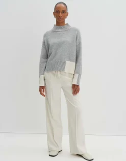 Damen OPUS Strick^Strickpullover Tomie Grau Online Bestellen