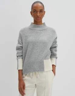 Damen OPUS Strick^Strickpullover Tomie Grau Online Bestellen