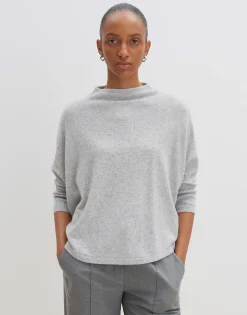 Damen OPUS Strick^Strickpullover Toriana Grau Online Bestellen