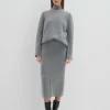 Damen OPUS Röcke^Strickrock Onitti Grau Online Bestellen