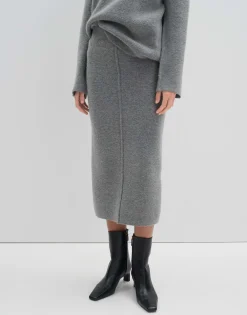 Damen OPUS Röcke^Strickrock Onitti Grau Online Bestellen