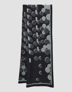 Damen OPUS Accessoires^Strickschal Acosmico Scarf Schwarz Online Bestellen