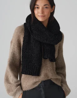 Damen OPUS Accessoires^Strickschal Avelvi Spark Schwarz Online Bestellen