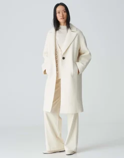 Damen OPUS Strick | Blazer / Westen^Strickweste Deluda Weiß Online Bestellen