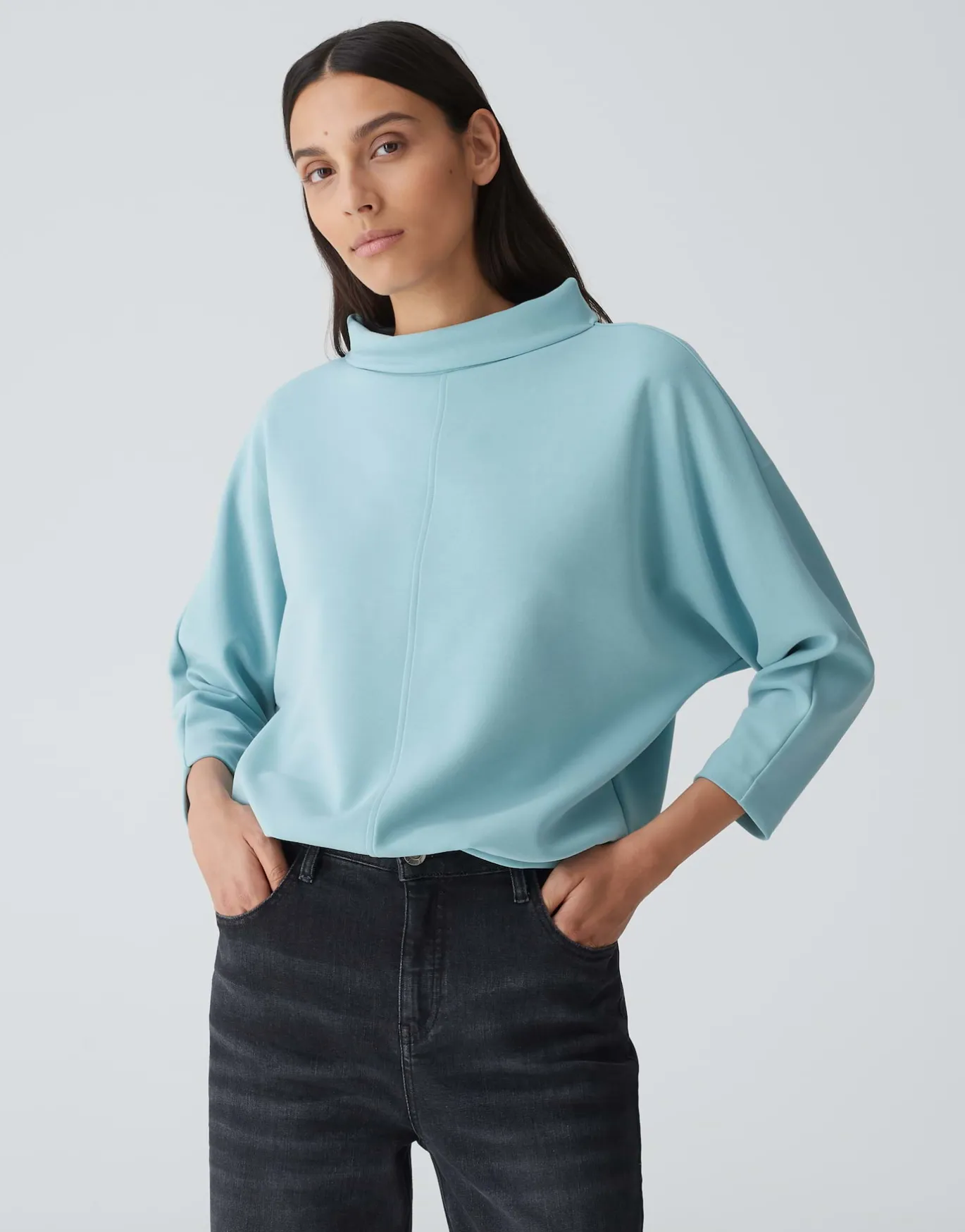 Damen OPUS Sweat^Sweater Gepita Blau Online Bestellen