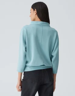 Damen OPUS Sweat^Sweater Gepita Blau Online Bestellen