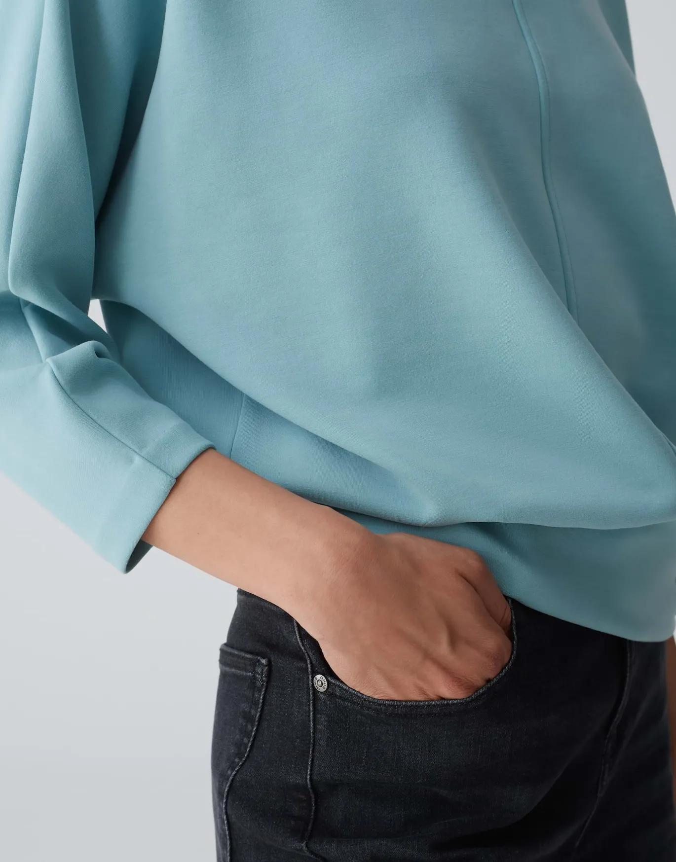 Damen OPUS Sweat^Sweater Gepita Blau Online Bestellen