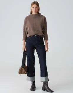 Damen OPUS Sweat^Sweater Gepita Braun Online Bestellen