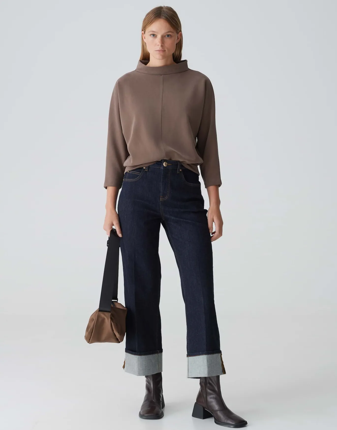 Damen OPUS Sweat^Sweater Gepita Braun Online Bestellen