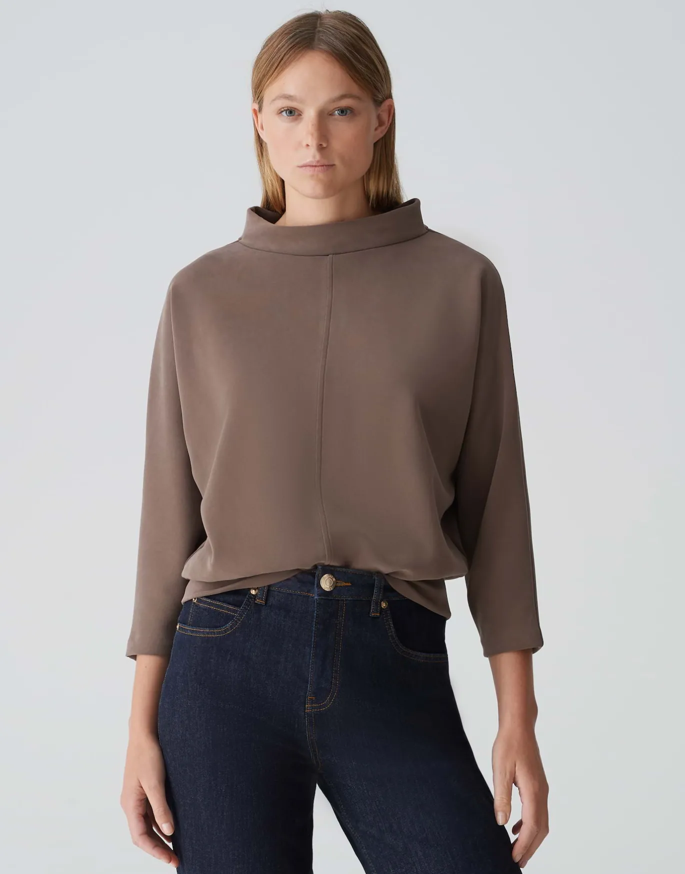 Damen OPUS Sweat^Sweater Gepita Braun Online Bestellen