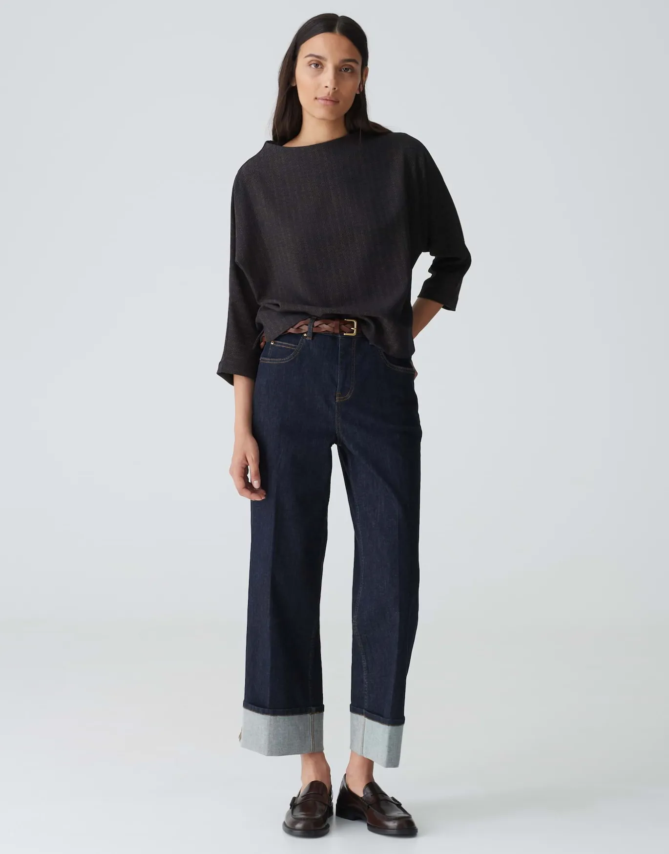 Damen OPUS Sweat^Sweater Gisha Braun Online Bestellen