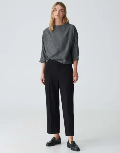 Damen OPUS Sweat^Sweater Gisha Schwarz Online Bestellen