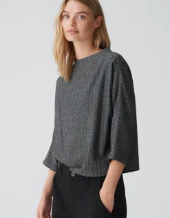Damen OPUS Sweat^Sweater Gisha Schwarz Online Bestellen