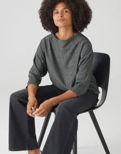 Damen OPUS Sweat^Sweater Gisha Schwarz Online Bestellen