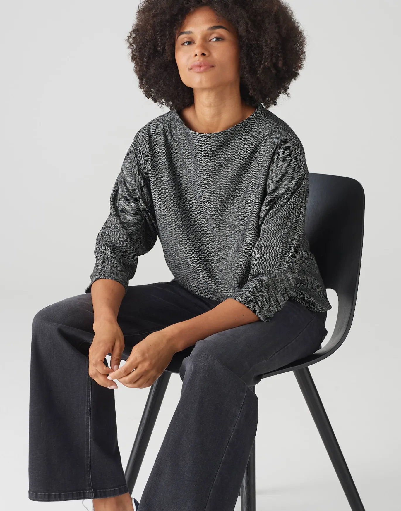 Damen OPUS Sweat^Sweater Gisha Schwarz Online Bestellen