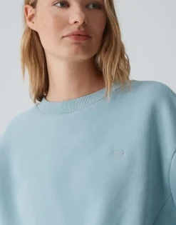 Damen OPUS Sweat^Sweater Godira Blau Online Bestellen