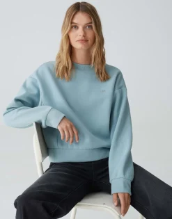 Damen OPUS Sweat^Sweater Godira Blau Online Bestellen