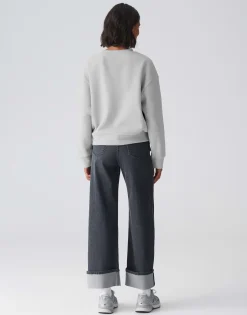 Damen OPUS Sweat^Sweater Godira Grau Online Bestellen
