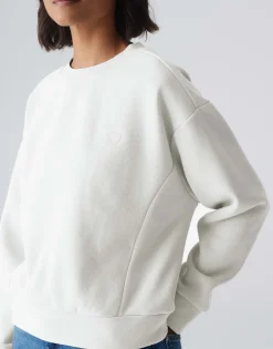 Damen OPUS Sweat^Sweater Godira Weiß Online Bestellen
