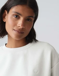 Damen OPUS Sweat^Sweater Godira Weiß Online Bestellen