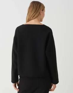 Damen OPUS Sweat^Sweater Gudila Schwarz Online Bestellen