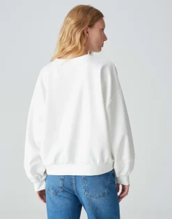 Damen OPUS Sweat^Sweater Gugi Weiß Online Bestellen