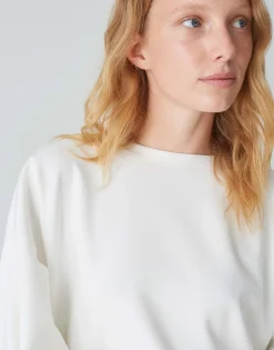 Damen OPUS Sweat^Sweater Gugi Weiß Online Bestellen