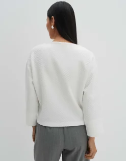 Damen OPUS Sweat^Sweater Udoty Weiß Online Bestellen