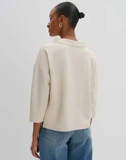 Damen OPUS Sweat^Sweater Uluna Beige Online Bestellen