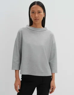Damen OPUS Sweat^Sweater Uluna Grau Online Bestellen