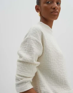 Damen OPUS Sweat^Sweater Umaddie Weiß Online Bestellen