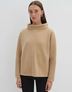Damen OPUS Sweat^Sweater Umaja Beige Online Bestellen