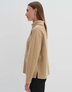 Damen OPUS Sweat^Sweater Umaja Beige Online Bestellen