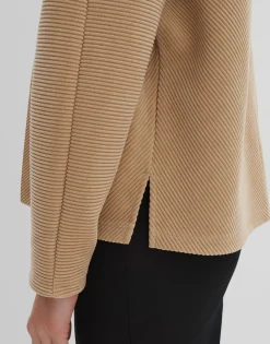 Damen OPUS Sweat^Sweater Umaja Beige Online Bestellen