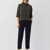 Damen OPUS Sweat^Sweater Unoa Cropped Grün Online Bestellen