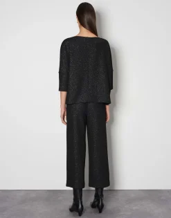 Damen OPUS Sweat^Sweater Ushiny Detail Schwarz Online Bestellen