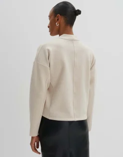 Damen OPUS Sweat^Sweater Usmara Beige Online Bestellen