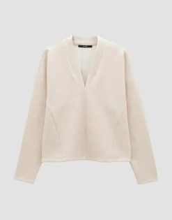 Damen OPUS Sweat^Sweater Usmara Beige Online Bestellen