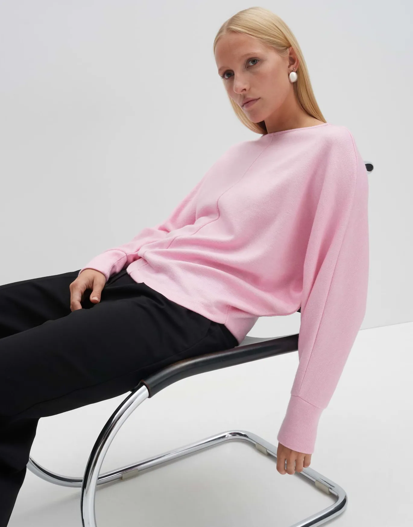 Damen OPUS Sweat^Sweater Utibby Rosé Online Bestellen