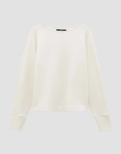 Damen OPUS Sweat^Sweater Utibby Weiß Online Bestellen