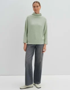 Damen OPUS Sweat^Sweater Uticia Grün Online Bestellen