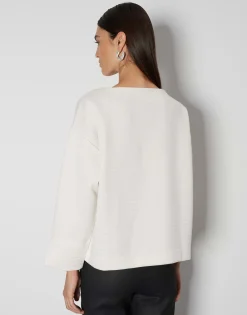 Damen OPUS Sweat^Sweater Uvienna Weiß Online Bestellen