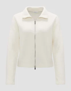 Damen OPUS Sweat^Sweatjacke Gihara Weiß Online Bestellen