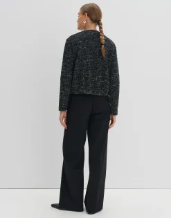 Damen OPUS Sweat | Blazer / Westen^Sweatjacke Ulaya Schwarz Online Bestellen