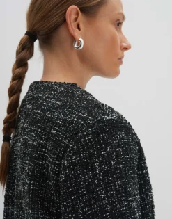 Damen OPUS Sweat | Blazer / Westen^Sweatjacke Ulaya Schwarz Online Bestellen