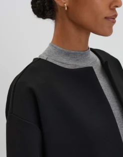 Damen OPUS Sweat^Sweatjacke Uleiko Schwarz Online Bestellen