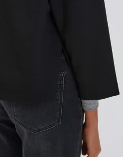 Damen OPUS Sweat^Sweatjacke Uleiko Schwarz Online Bestellen