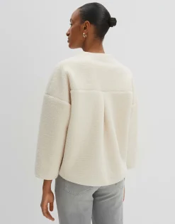 Damen OPUS Jacken / Mäntel | Sweat^Sweatjacke Uteddy Weiß Online Bestellen
