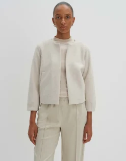 Damen OPUS Sweat^Sweatjacke Utina Beige Online Bestellen